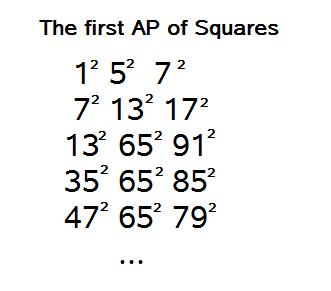 The first Arithmetic Progression of Squares